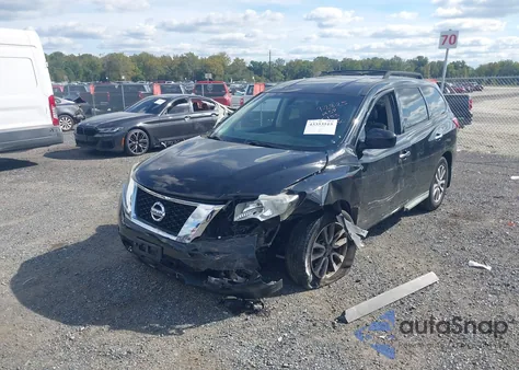 2014 Nissan Pathfinder S from USA, damaged, VIN 5N1AR2MM6EC707611